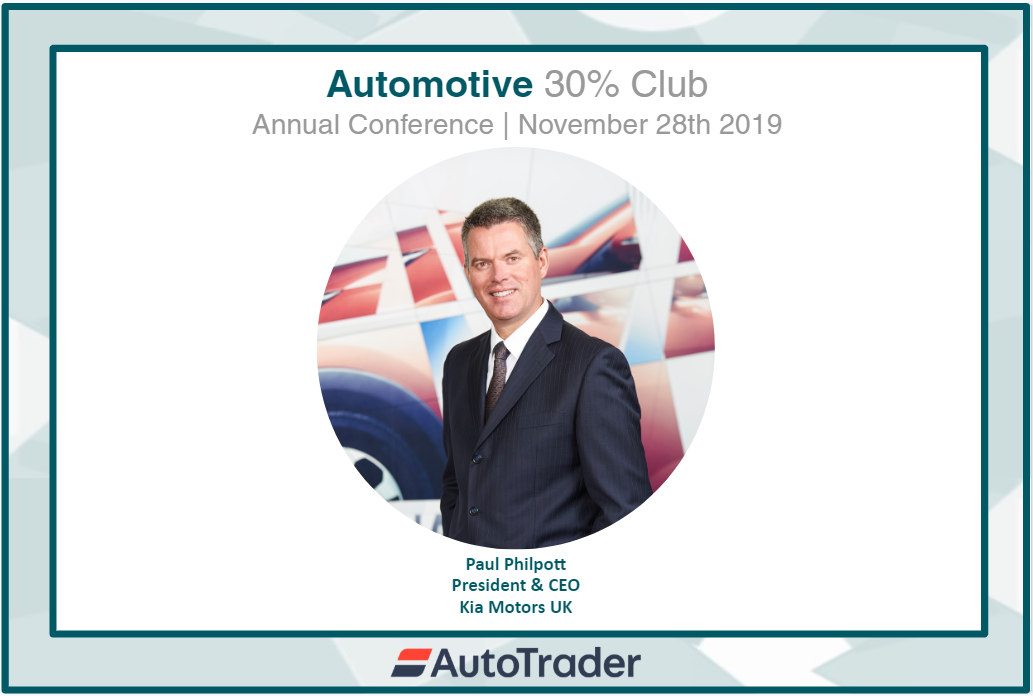 Keynote speaker Paul Philpott discussed the great work Kia Motors UK are doing to achieve a greater gender balance across their organisation