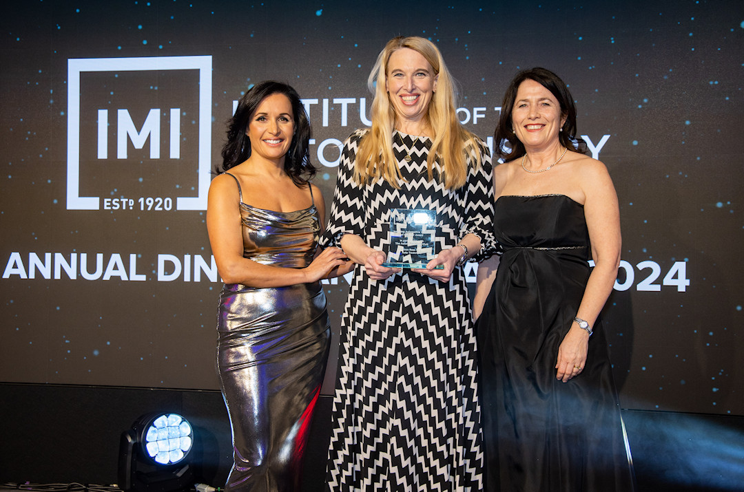 Alison Ross MBE receiving her award as overall winner, 2024 [photograph]