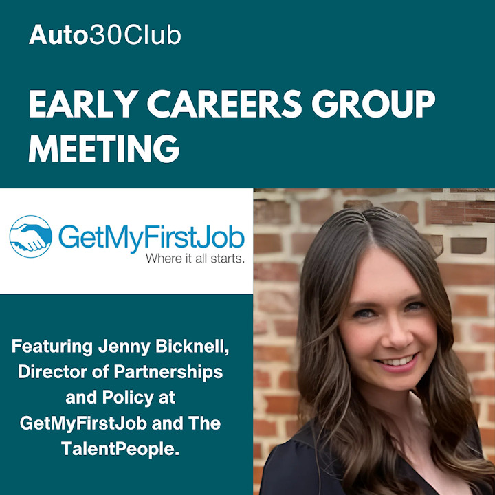 Jenny Bicknell Early Careers Meeting Jenny Bicknell Early Careers Meeting (graphical banner)